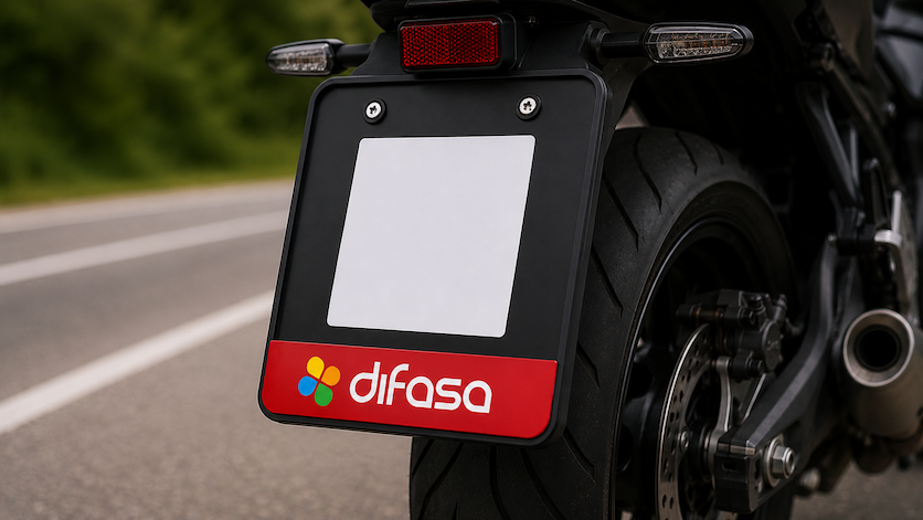 Portaplacas para moto